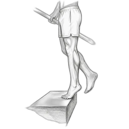 Step Heel Raise (Eccentric)